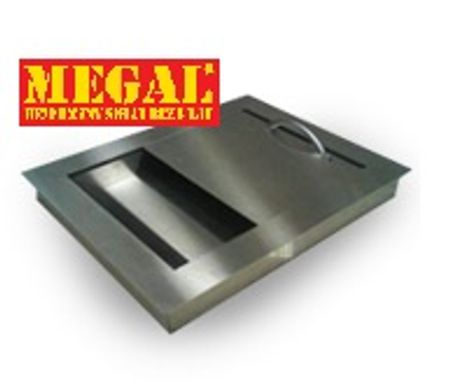 W2 - Stainless steel cash dispenser with sliding cover