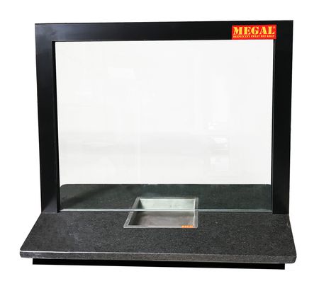 3. Cash window 1000x800mm with dual-function bulletproof glass BR3