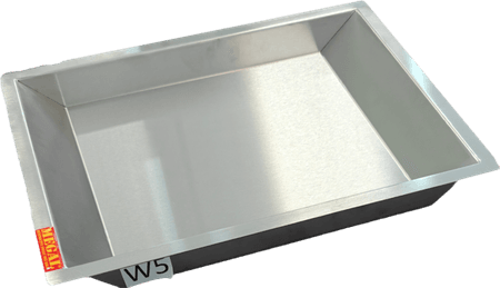 W5 - Stainless cash pay tray