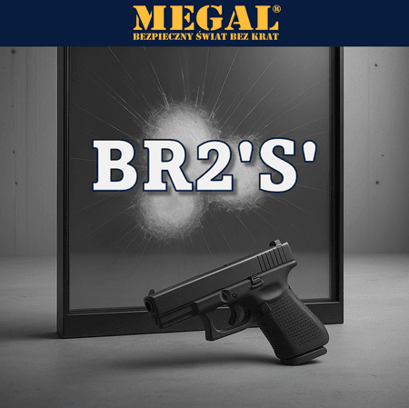 Bulletproof glass class BR2