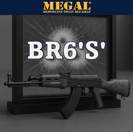 Bulletproof glass class BR6