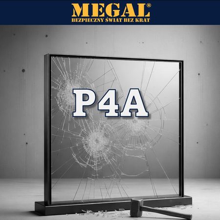 P4A class anti-burglary glass, ~10 mm thickness