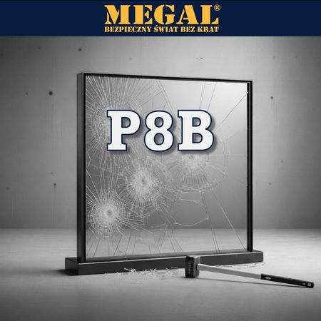 P8B class anti-burglary glass, ~24 mm thickness